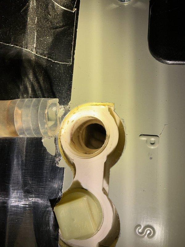 Completed Supertune service on two HVAC units (5-year-old systems located in basement and side yard). Performed comprehensive inspection of plumbing connections and drainage systems, noting minor deterioration of sealant around threaded connection points. Conducted static pressure testing using UEI EM201B measurement device, which registered +3.314 reading on the Emerson media air cleaner components. All systems functioning within normal parameters following service.