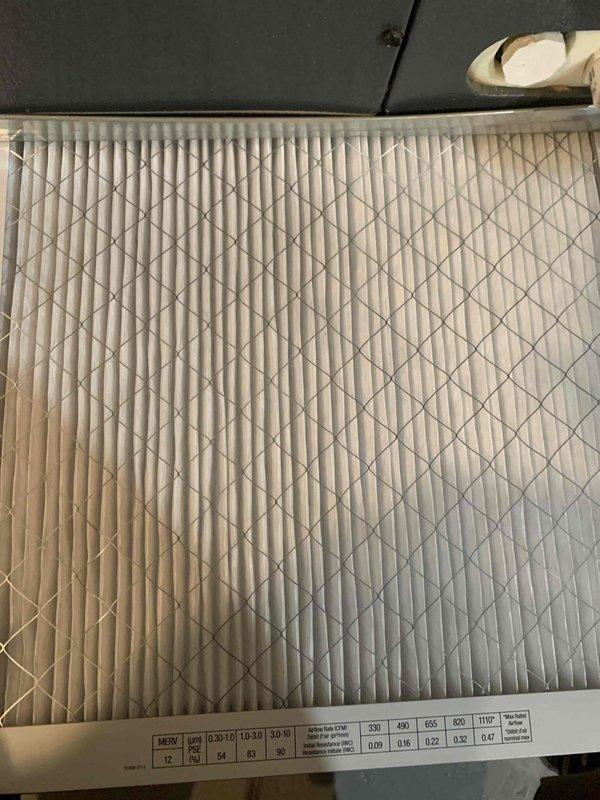 Performed scheduled cooling tune-up on two residential HVAC units (under 10 years old) located in backyard. Inspected and documented condition of air filter showing normal usage wear but not heavily soiled. Examined blower assembly and motor components, noting proper installation with all wiring connections intact.