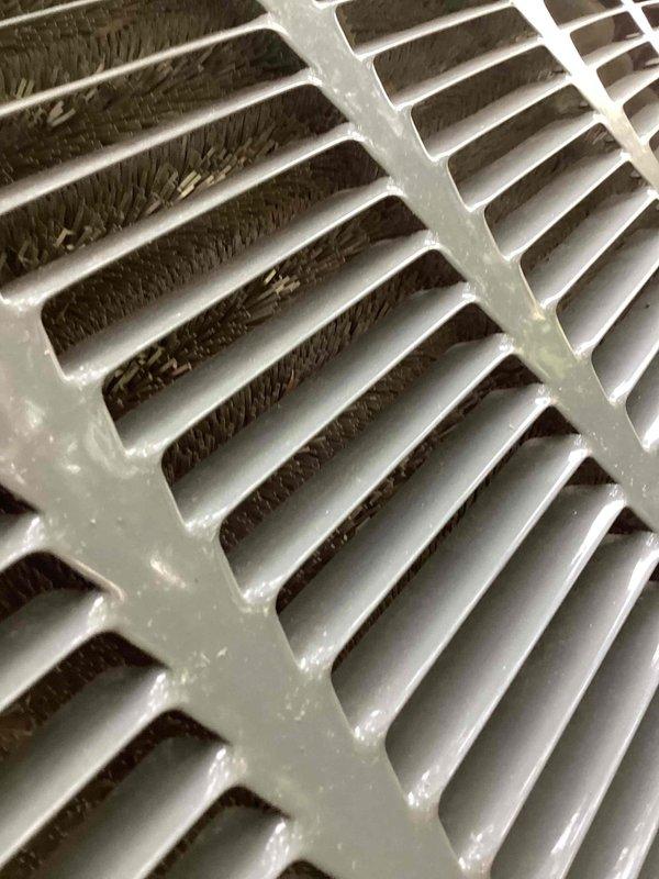 Performed comprehensive cooling system tune-up on four AC units, including cleaning heavily soiled electronic air filters that showed significant dust and debris accumulation. Diagnostic testing with UEi DL589 multimeter confirmed proper system operation with temperature readings at 70.0°F and 35.03°F, indicating appropriate temperature differential across the evaporator coil.