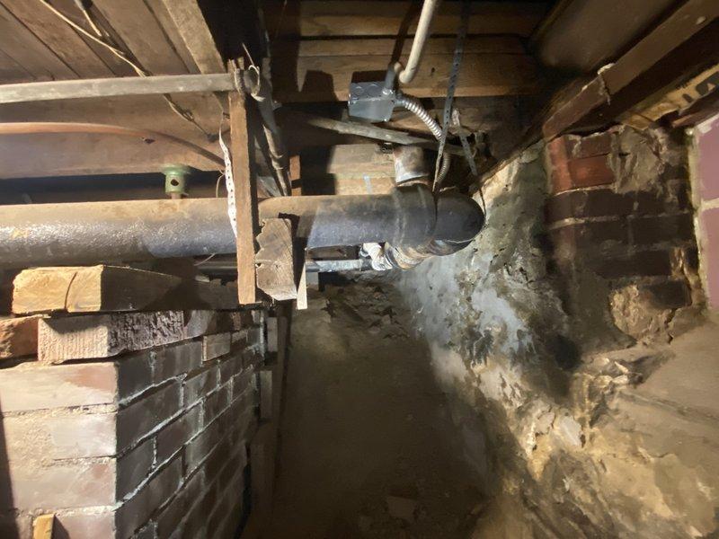 Completed removal of deteriorated galvanized piping system and installed new copper piping throughout the property, servicing two bathrooms, kitchen sink, two exterior hose bibs, water heater and boiler. Work included accessing basement/crawlspace infrastructure to ensure proper connections to existing systems while maintaining structural integrity of the building.