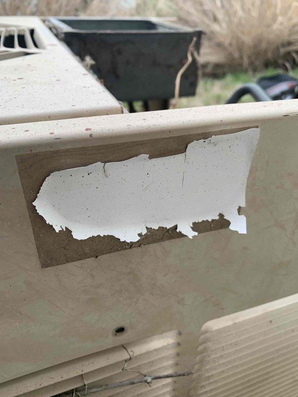 Responded to service call for AC unit not cooling properly. Inspection revealed significant dust accumulation in the ventilation system and exterior deterioration of the condenser unit casing, with visible peeling and separation of the outer layer. Cleaned ventilation system and recommended replacement of damaged exterior panels to prevent further system degradation.