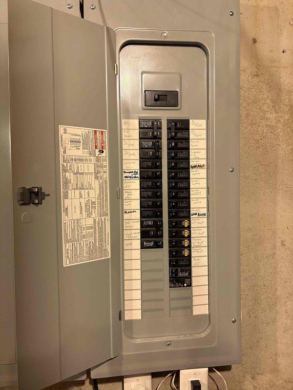 Responded to unit not cooling with 434 error message. Inspection revealed damage to exterior siding where electrical wiring was exposed and burned, likely caused by siding installation crew. Repaired damaged wiring connection to restore system operation.