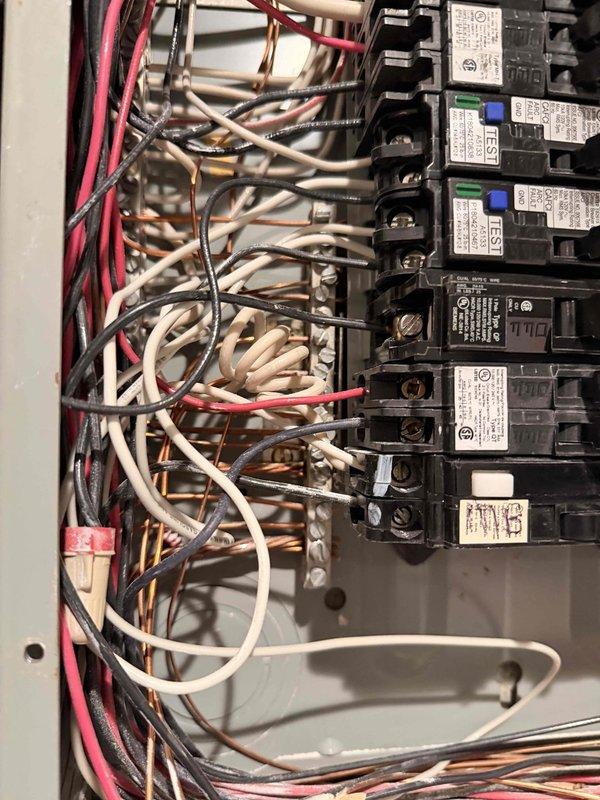 Conducted a free electrical inspection in customer's basement where power issues were reported. Examined ceiling light fixtures for proper operation and inspected the electrical panel to identify the cause of the power outage. Located and reset tripped circuit breakers associated with the basement area, restoring full electrical functionality to the affected zones.