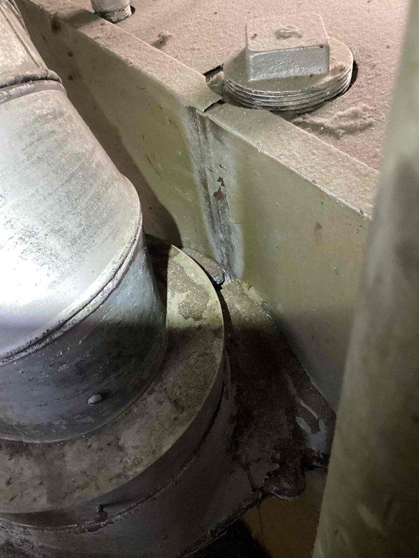 Responded to service call for Weil-McLain boiler with pump issues. Upon inspection, identified worn connection points showing significant deterioration and dust buildup at joints. Completed necessary pump repairs in aging utility room with exposed plumbing system, restoring proper functionality to the boiler system.