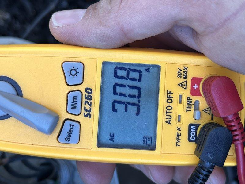 Performed annual maintenance on two Lennox 10-year-old cooling systems. Conducted electrical testing with multimeter to verify proper voltage readings (30.8V AC) and inspected air handler unit located in basement. Both systems are functioning properly and service was completed per manufacturer specifications.