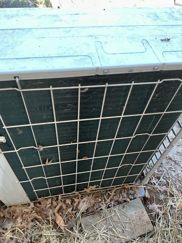 Performed annual preventative maintenance tune-up on 2021 Daikin AC unit located in basement. Inspected system components, cleaned visible debris from condenser coil, and verified proper operation of R410A refrigerant system according to manufacturer specifications. Unit is functioning properly with no issues identified.