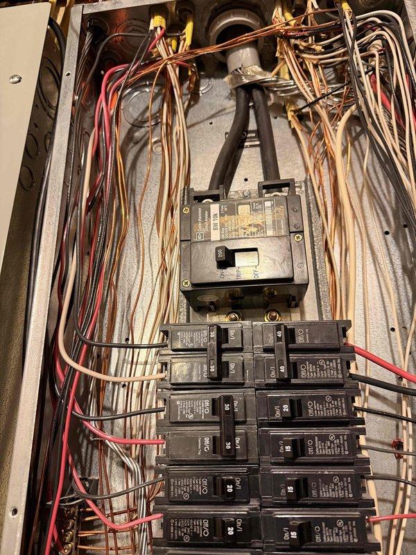 Completed installation of a new electrical circuit as per approved estimate. Installed circuit breaker in main panel and ran new wiring through conduit to exterior junction box. Connected and secured all wiring with proper wire nuts, ensuring code compliance throughout the installation.