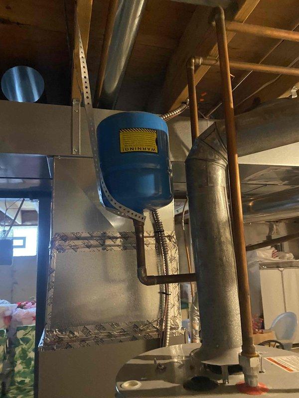 Successfully installed a 40-gallon tall gas water heater in the basement per permit #26PLU-05166. Completed all necessary connections to existing copper piping and verified proper operation. Applied required ID sticker as specified in the service order.