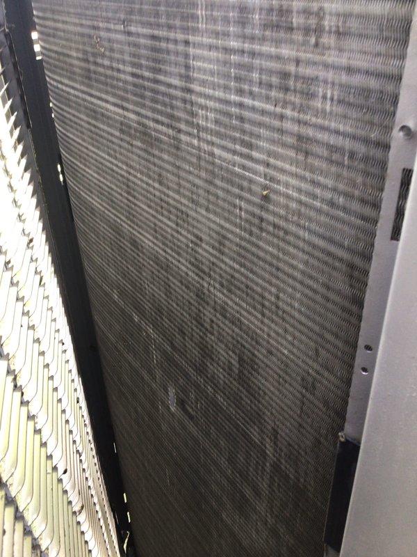 Responded to service call for Lennox unit (Model SL280UH135V60D-05) with reported loud vibration. Inspection revealed significant dust accumulation on evaporator coil causing restricted airflow and system vibration. Performed thorough cleaning of coil assembly to restore proper airflow and eliminate noise issue.