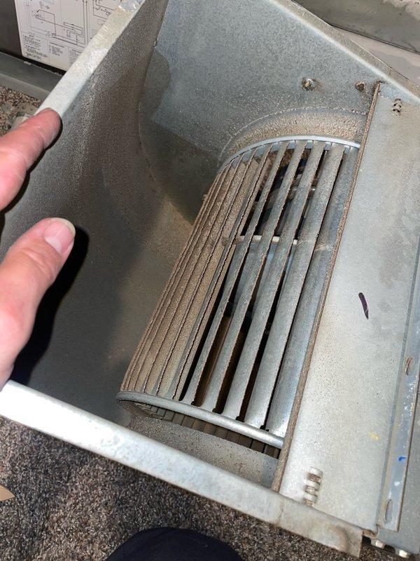 Successfully replaced faulty blower motor in HVAC system as scheduled. Inspected and reconnected all electrical wiring components properly, ensuring secure connections with wire nuts. Disposed of old motor per instructions and verified proper system operation before completing service.