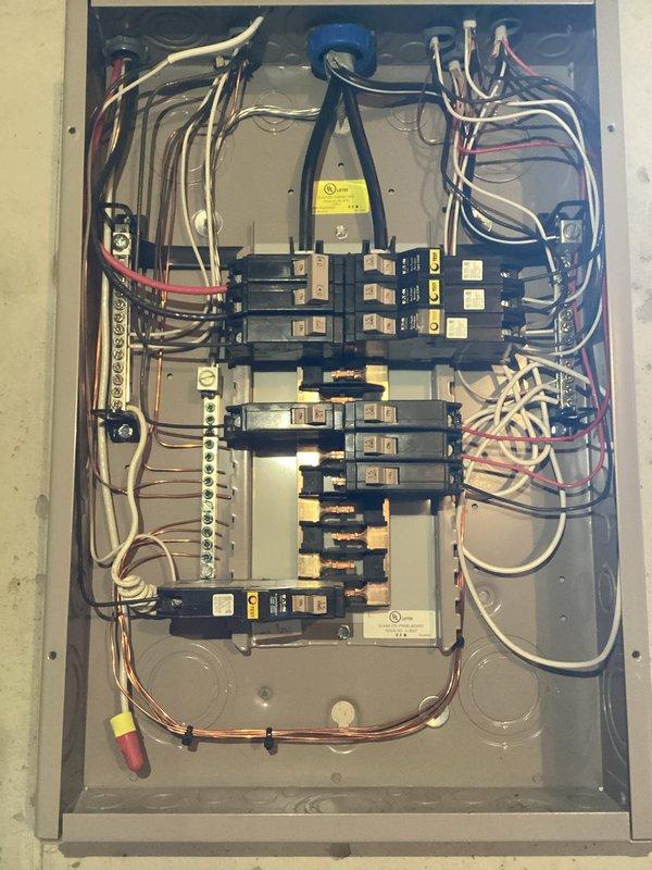 # Electrical Maintenance - Home Audit Summary

Completed comprehensive electrical safety inspection of residential property. Performed circuit testing at exposed outlet in unfinished space using professional outlet analyzer, confirming proper wiring configuration and grounding integrity. Conducted thorough examination of main electrical panel, verifying breaker functionality, wire routing organization, and connection integrity across all circuits. All electrical components inspected showed proper installation with adequate wire management, correct neutral and ground bar terminations, and no visible signs of overheating, corrosion, or code violations. System found to be in safe operating condition.