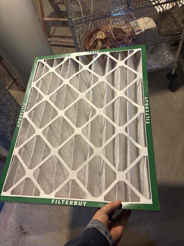 Completed comprehensive cooling maintenance on a 9-year-old air conditioning system. Performed full system inspection including blower motor assembly, electrical control board, and all wiring connections. Replaced dirty air filter with new FILTERBUY unit to restore proper airflow and system efficiency. Verified all electrical components, safety controls, and refrigerant lines are functioning properly. System tested and confirmed operational with no issues identified.