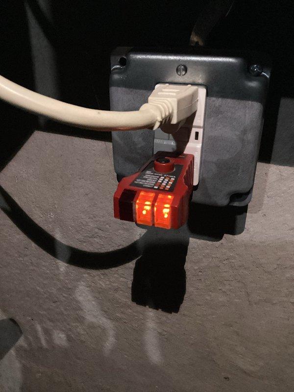 Completed comprehensive electrical inspection of residential service panel and outlet systems. Documented main breaker panel configuration with multiple circuits serving A/C unit, bedrooms, water heater, and garage, verifying proper labeling and breaker functionality. Performed outlet testing using digital circuit analyzer to assess grounding, polarity, and wiring integrity throughout accessible areas of the home.