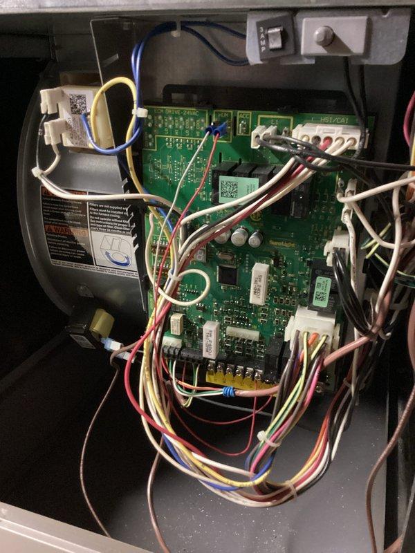Completed cooling system tune-up on a single unit located in the side yard. Performed standard maintenance including inspection of the control board and electrical connections, which were found to be in good working condition. Replaced the dirty 20x25x1 air filter with a new one to ensure proper airflow and system efficiency.