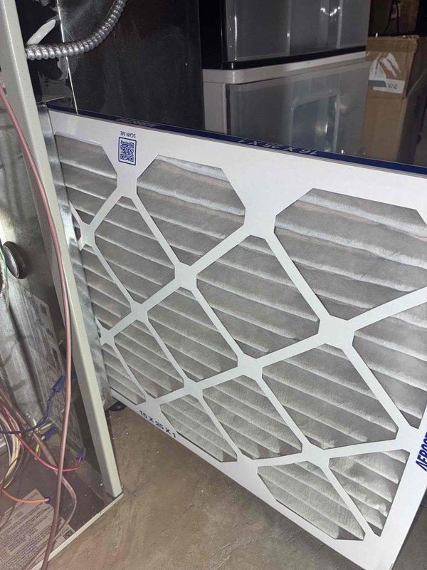 Completed comprehensive cooling system tune-up on two residential AC units, both approximately 10 years old and located on the side of the home. Performed full system inspection including control board diagnostics, electrical connection verification, and filter assessment. All wiring connections were found secure with proper color-coding and organization, control boards showed normal operation, and filters were evaluated for airflow efficiency.