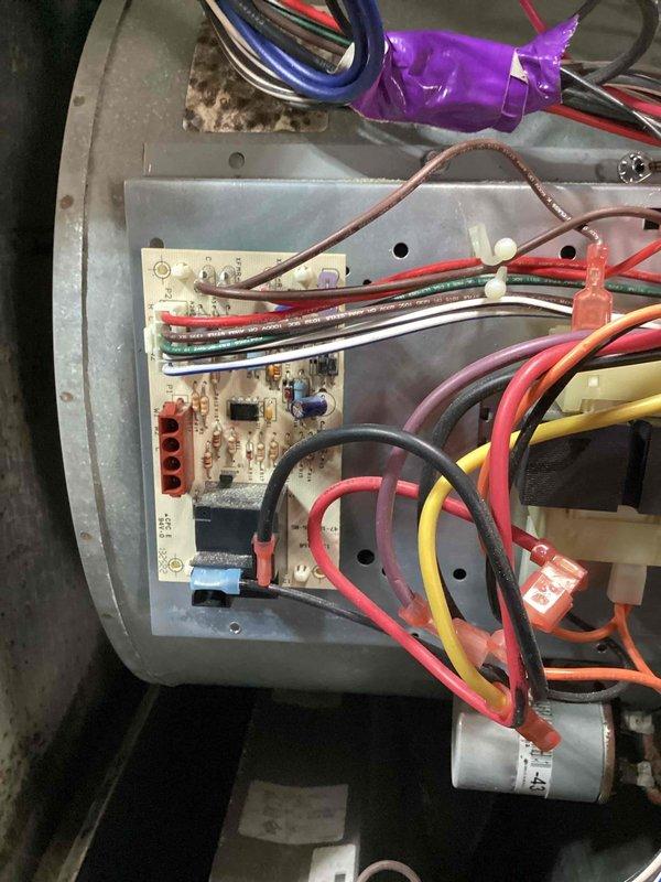 # HVAC Service Completed

Responded to no cooling call on 10-year-old residential air conditioning system with reported compressor failure to engage. Upon arrival, performed system diagnostic and found control board had failed, preventing compressor contactor from receiving proper signal. Inspected electrical connections at control panel and verified wiring integrity throughout system. Identified faulty circuit board as root cause of compressor not kicking on. Explained findings and provided repair options. System required control board replacement to restore proper operation and enable compressor to cycle correctly based on thermostat demand.