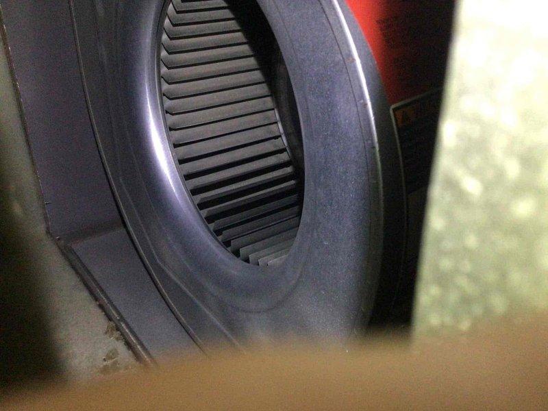 Completed comprehensive cooling system tune-up on 14-year-old residential AC unit located on side of home. Performed standard maintenance protocol including inspection of ductwork, ventilation components, and all accessible system elements. Unit photographed and documented showing vent grille and duct measurements for service records.