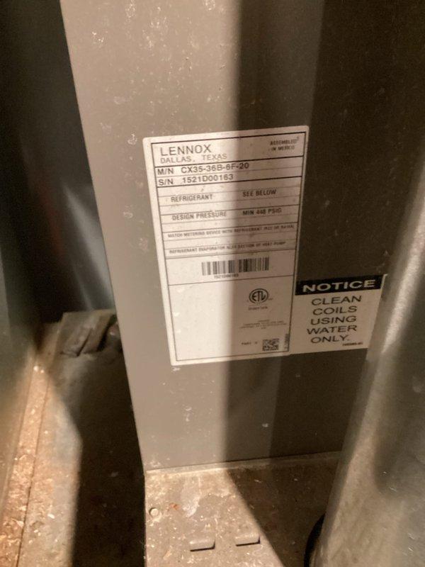 Responded to no cooling complaint on Lennox unit model CX35-35B-6F-20, serial number 1521D00183, located at side of home. Upon arrival, inspected outdoor condensing unit and control board for proper operation. Examined circuit board connections including liquid pressure, suction pressure, and coil sensors to verify all electronic components and connections were secure and functioning correctly. All system components found operating within normal parameters, unit restored to proper cooling operation.