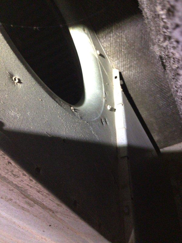 Completed seasonal tune-up maintenance on a 5-year-old residential HVAC system located at the rear of the property. Inspected and documented air filter condition showing moderate dust accumulation on pleated media, examined ductwork system including metal transitions and flexible duct connections in attic space, and verified proper installation and sealing of all components. System operational and performing within normal parameters upon completion of preventive maintenance service.