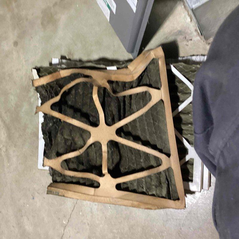 Completed callback for HVAC system that would not stay running during operation. Replaced defective air handler control board with new unit. Verified system operation in both heating and cooling modes. Inspected electrical panel connections and filter condition during service. Disposed of failed control board per protocol.