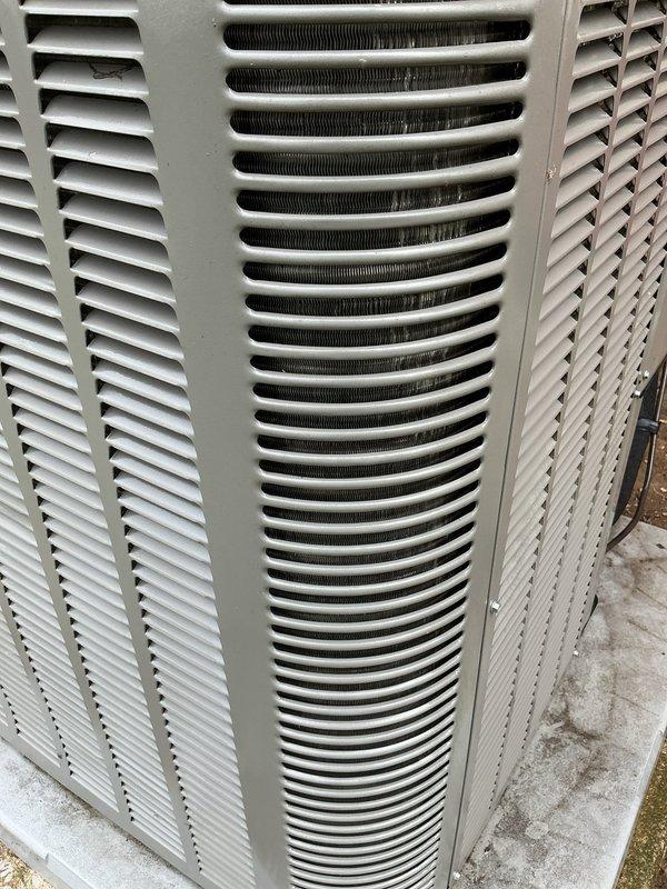 Completed comprehensive cooling system tune-up on 10-year-old residential outdoor condensing unit. Performed standard preventive maintenance procedures including inspection of electrical connections, refrigerant levels, condenser coil cleaning, and operational testing to ensure optimal system performance for the cooling season.