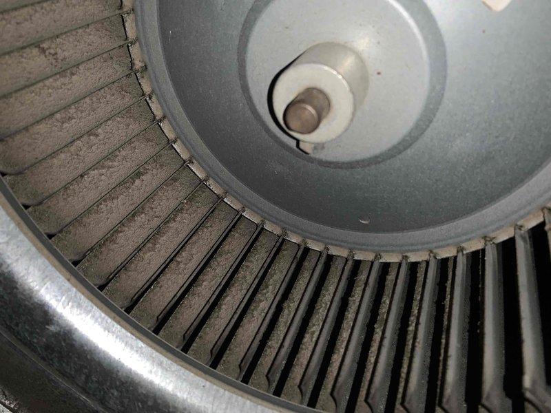 Completed comprehensive tune-up on a 10-year-old air conditioning unit located at ground level. Upon inspection, discovered significant dust and debris accumulation on the blower wheel assembly, which was thoroughly cleaned to restore proper airflow and system efficiency. Performed electrical diagnostics using calibrated testing equipment to verify proper voltage and system operation, ensuring all components were functioning within manufacturer specifications.