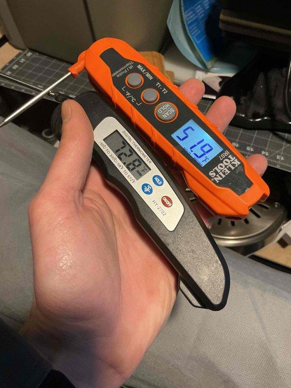 Completed annual cooling maintenance and tune-up on HVAC system. Performed comprehensive system diagnostics using digital multimeter and clamp meter to verify electrical readings, measured supply air temperature at 172.9°F, and confirmed amperage draw at 5.19 amps. All measurements within manufacturer specifications and system operating properly with no deficiencies noted.