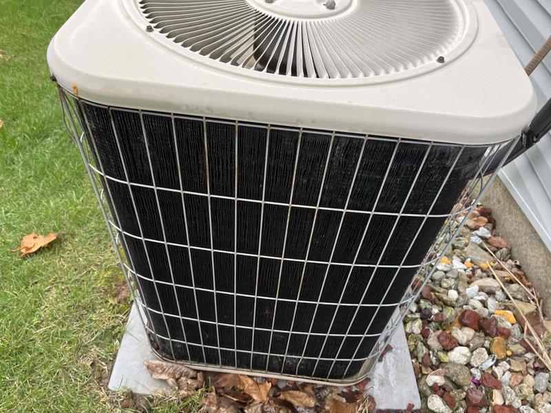 # HVAC Tune-Up Completed

Performed comprehensive preventive maintenance tune-up on a 24-year-old residential air conditioning system located on ground-level concrete pad. Accessed electrical compartment and inspected internal components including capacitor, contactor, and associated wiring connections. Completed standard seasonal maintenance procedures to ensure optimal system performance for the cooling season.