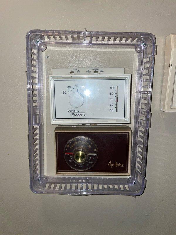 Responded to service call for air conditioning unit freezing after one hour of operation. Performed diagnostic inspection and found excessive dust and debris accumulation on blower wheel assembly causing restricted airflow. Cleaned blower wheel and motor housing to restore proper air circulation. Verified thermostat operation and system controls functioning correctly. Unit tested through complete cooling cycle with no freezing observed and proper airflow restored.