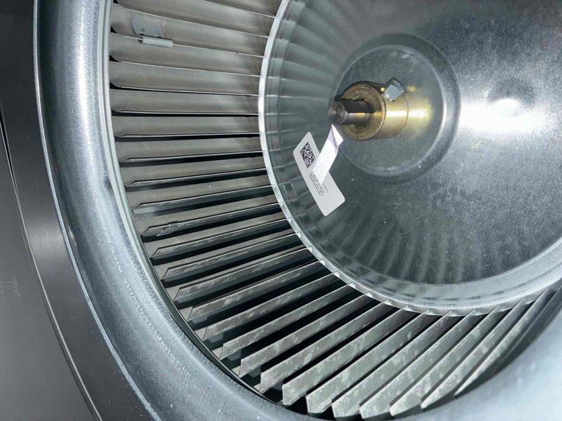 Completed preventative maintenance cooling tune-up on an 8-year-old ground-level unit. Performed comprehensive system inspection including electrical testing with multimeter, verified proper voltage readings, and inspected blower wheel assembly which showed clean operation with no debris accumulation or wear. All components functioning within normal parameters.