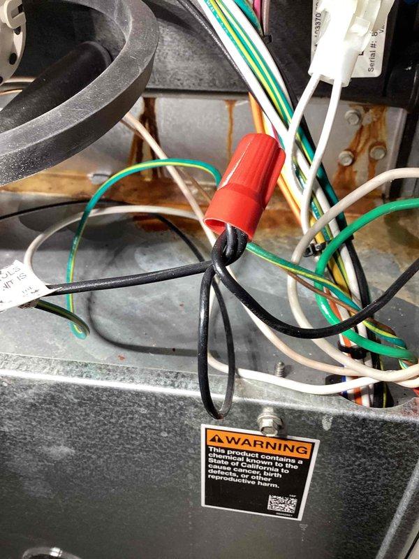 Installed replacement control board on HVAC unit and completed electrical connections. Verified system operation with smart thermostat displaying proper temperature readings and cooling functionality. Inspected collector box for potential leaks following control board installation.