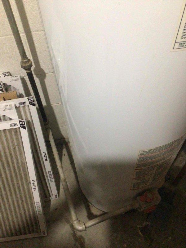 Completed installation of a 40-gallon tall gas water heater in the utility room, replacing a 35-year-old Rheem unit. Connected all water supply lines using PVC piping, installed pressure relief valve and gauge, and verified proper venting and gas line connections. Unit was tested for leaks, proper ignition, and operational functionality, with all systems performing within manufacturer specifications.