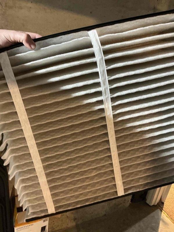 Completed comprehensive cooling system tune-up on 7-year-old outdoor AC unit. Performed standard maintenance protocol including inspection of blower motor assembly, electrical connections, and component functionality. Replaced air filter which showed moderate dirt accumulation, ensuring proper airflow and system efficiency for the cooling season.