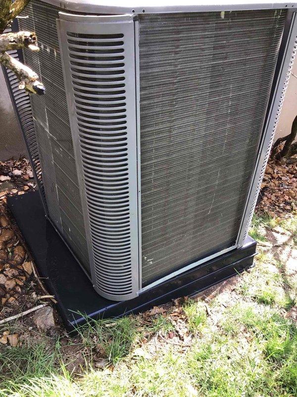 Completed preventive maintenance tune-up on a single residential air conditioning unit located on the side of the home. Performed standard U10 inspection protocol including filter inspection (16x25x1), visual examination of outdoor condenser unit components, verification of proper airflow through heat exchanger fins and ventilation grilles, and documentation of equipment condition through photographic records. Unit found to be in operational condition with normal outdoor weathering present.