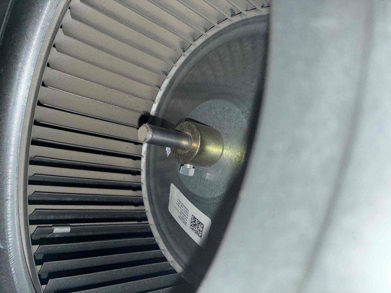 Completed comprehensive cooling maintenance on a 9-year-old AC system manufactured in 2015. Performed full AC tune-up including inspection of blower wheel assembly, which showed normal wear patterns and adequate cleanliness for continued operation. Verified proper blower motor shaft alignment and mounting integrity. Inspected control board wiring connections, terminals, and electronic components for signs of deterioration or loose connections. Confirmed all circuit boards, capacitors, and integrated circuits are functioning within normal parameters. Checked condensate pump assembly and associated wiring for proper operation. System tested and confirmed operational at completion of maintenance service.