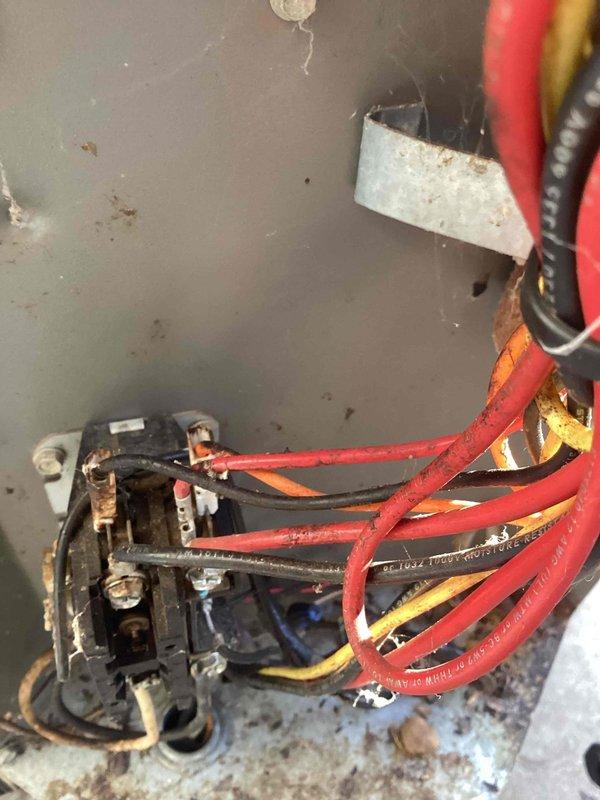 Completed comprehensive tune-up service on two 15-year-old ground-level AC units. Performed standard maintenance procedures including inspection of electrical contactors, wiring connections, and control components on both systems. All connections were verified secure, refrigerant levels checked, and operational testing confirmed both units functioning within normal parameters.