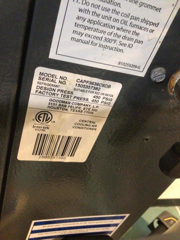 Completed preventive maintenance tune-up on two HVAC systems at a residential property. The outdoor unit is a Goodman CAPF3636C8DB central air conditioner (approximately 20 years old), and the indoor air handler is located in the upstairs area. Performed comprehensive inspection of both units including filter check, electrical connections, refrigerant pressures, condensate drain lines, and overall system operation. Both systems are functioning within normal parameters and no immediate repairs were required at this time.