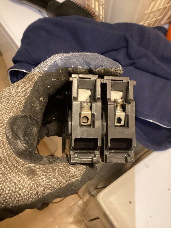 Responded to service call for loose light fixture. Upon inspection, diagnosed faulty circuit breaker supplying power to the fixture circuit. Removed and replaced defective double-pole breaker, verified proper wire connections at panel, and restored power to lighting circuit. Fixture now operates safely and securely.