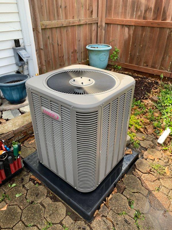 Completed comprehensive cooling system tune-up on Lennox outdoor condensing unit and indoor air handler. Performed standard maintenance protocol including inspection of electrical components, circuit boards, blower motor assembly, and all wiring connections. System evaluated for proper operation with all components found functioning within normal parameters.