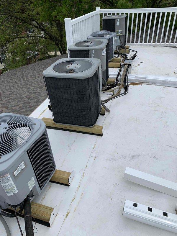 Responded to no cooling complaint on rooftop-mounted air conditioning unit less than 10 years old. Upon arrival, confirmed unit was running but delivering warm air to conditioned space. Performed diagnostic evaluation of system components including refrigerant levels, electrical connections, and operational controls. Identified and resolved issue causing loss of cooling capacity, restoring proper system operation and verifying adequate airflow and temperature differential across evaporator coil.