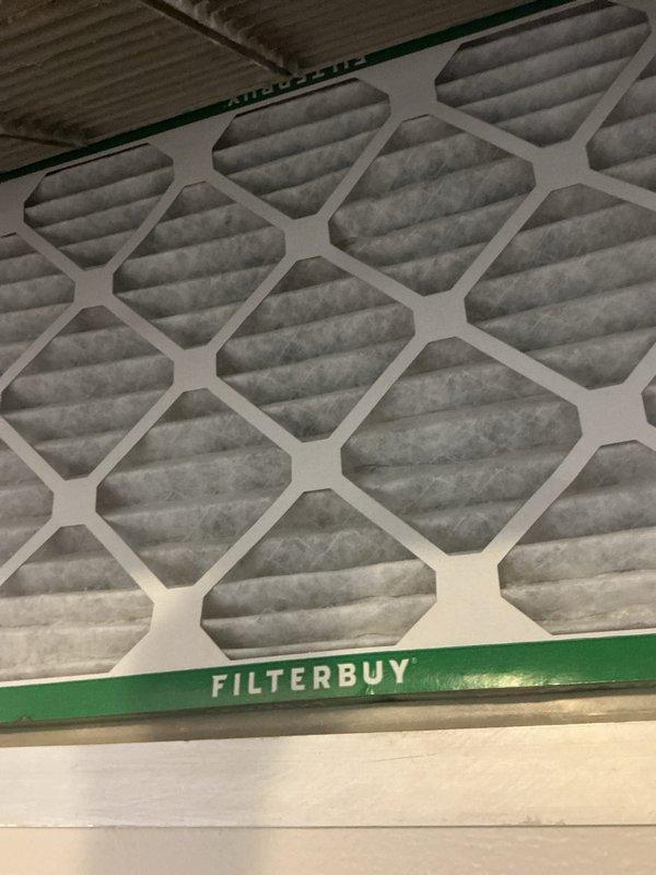 Completed comprehensive tune-up service on single AC unit located in washroom area. Performed standard maintenance inspection of all system components, including electrical connections, capacitor, control board, and wiring harness. Installed new FILTERBUY pleated air filter to ensure proper airflow and system efficiency.