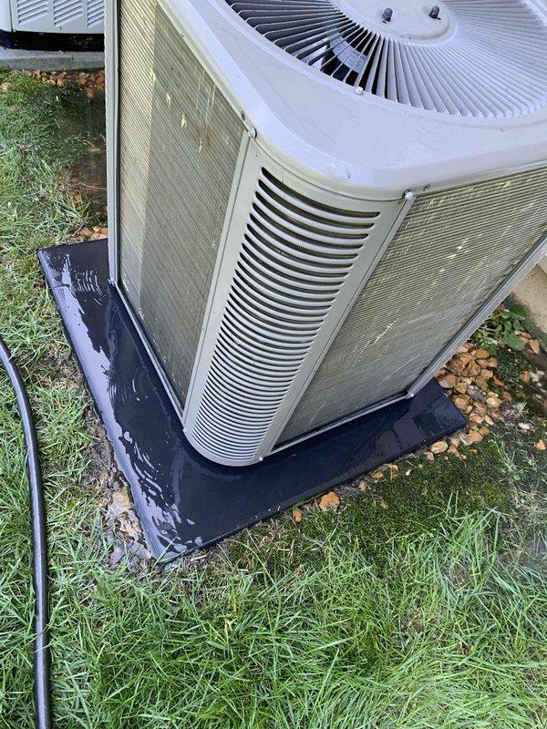 Completed seasonal cooling tune-up maintenance on two residential HVAC systems located at side of house. Performed comprehensive inspection of outdoor condensing units and indoor air handler components, including blower assembly, electrical connections, and control wiring systems. All equipment found operating within normal parameters with typical dust accumulation; systems tested and confirmed ready for cooling season operation.