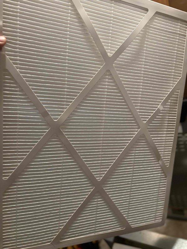 Completed comprehensive cooling maintenance on 9-year-old AC system. Performed full system inspection including control board examination, electrical connections verification, and blower motor assessment. Installed new air filter with clean pleated media and confirmed all components operating within normal parameters. System tested and functioning properly with no issues identified.