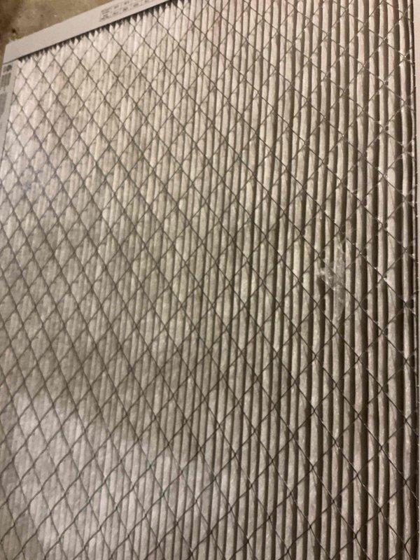 Completed cooling tune-up on 5-year-old outdoor AC unit. Performed standard maintenance protocol including filter inspection, refrigerant line connections check, and system component evaluation. Filter showed moderate dust accumulation consistent with normal operation and was documented for future reference.