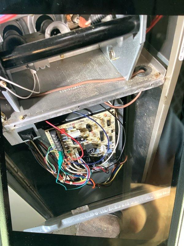 Completed comprehensive maintenance tune-up on 10-year-old air conditioning system. Inspected and serviced all major components including blower assembly, motor housing, evaporator coil, and electrical controls. Examined air filters showing moderate dust accumulation and discoloration from normal operation. Verified proper operation of blower wheels, checked all wire connections at control board, and inspected copper refrigerant lines for proper installation. Cleaned accessible components, tested system controls, and confirmed unit is operating within normal parameters for continued reliable cooling performance.