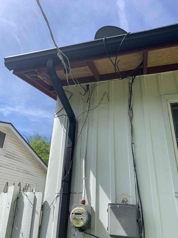 Completed complimentary electrical safety inspection of residential property. Performed comprehensive exterior evaluation of main service entrance, metering equipment, and weatherhead connections. Documented existing electrical panel configuration and verified proper grounding at service point. Conducted interior assessment of kitchen electrical outlets, GFCI protection, and appliance connections to ensure compliance with current electrical codes and safety standards.