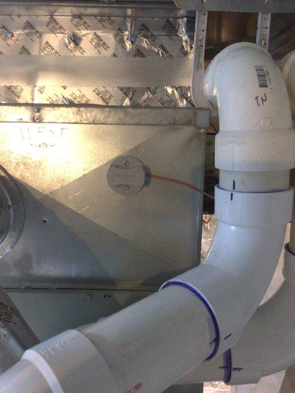 Upgraded zoning system by replacing single-stage zone control board with multistage board and installing new 12x20 zone damper with motor orientation on 12" side due to parts availability. Added freeze-stat and discharge air sensor to new zone board, configured staging based on percentage of zones calling, and wired W2 and ds/bk terminals (clipped R-DS jumper) to enable reduced blower speed during single-zone air conditioning calls for improved comfort and efficiency.