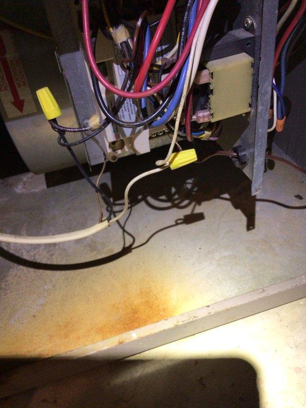 Completed preventive maintenance tune-up on 12-year-old residential air conditioning system. Performed comprehensive inspection of outdoor condensing unit and indoor air handler, checked all electrical connections and wire terminations, verified proper transformer operation, and assessed blower motor assembly. Cleaned condenser coils, checked refrigerant levels, tested system operation, and confirmed unit is functioning within normal parameters with no immediate service needs identified.