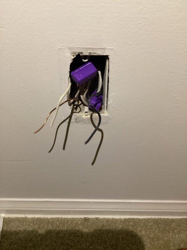 Upgraded three existing electrical outlets to meet current safety standards. Removed old receptacles, verified proper wiring connections with wire nuts, and installed new grounded duplex outlets with appropriate cover plates. All outlets tested for proper grounding and functionality upon completion.