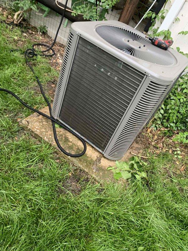 Completed comprehensive cooling tune-up on single outdoor condensing unit located in side yard. Performed standard preventive maintenance procedures including inspection of electrical connections, refrigerant levels, and fan operation. Unit is under 10 years old and operating within normal parameters upon completion of service.
